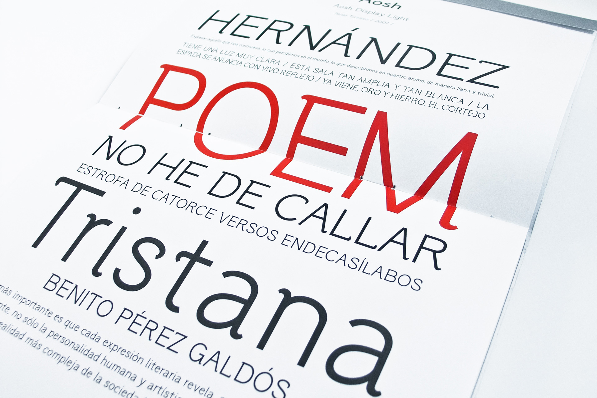 Diseño de Tipografía AOSH – Selección Premios Laus
