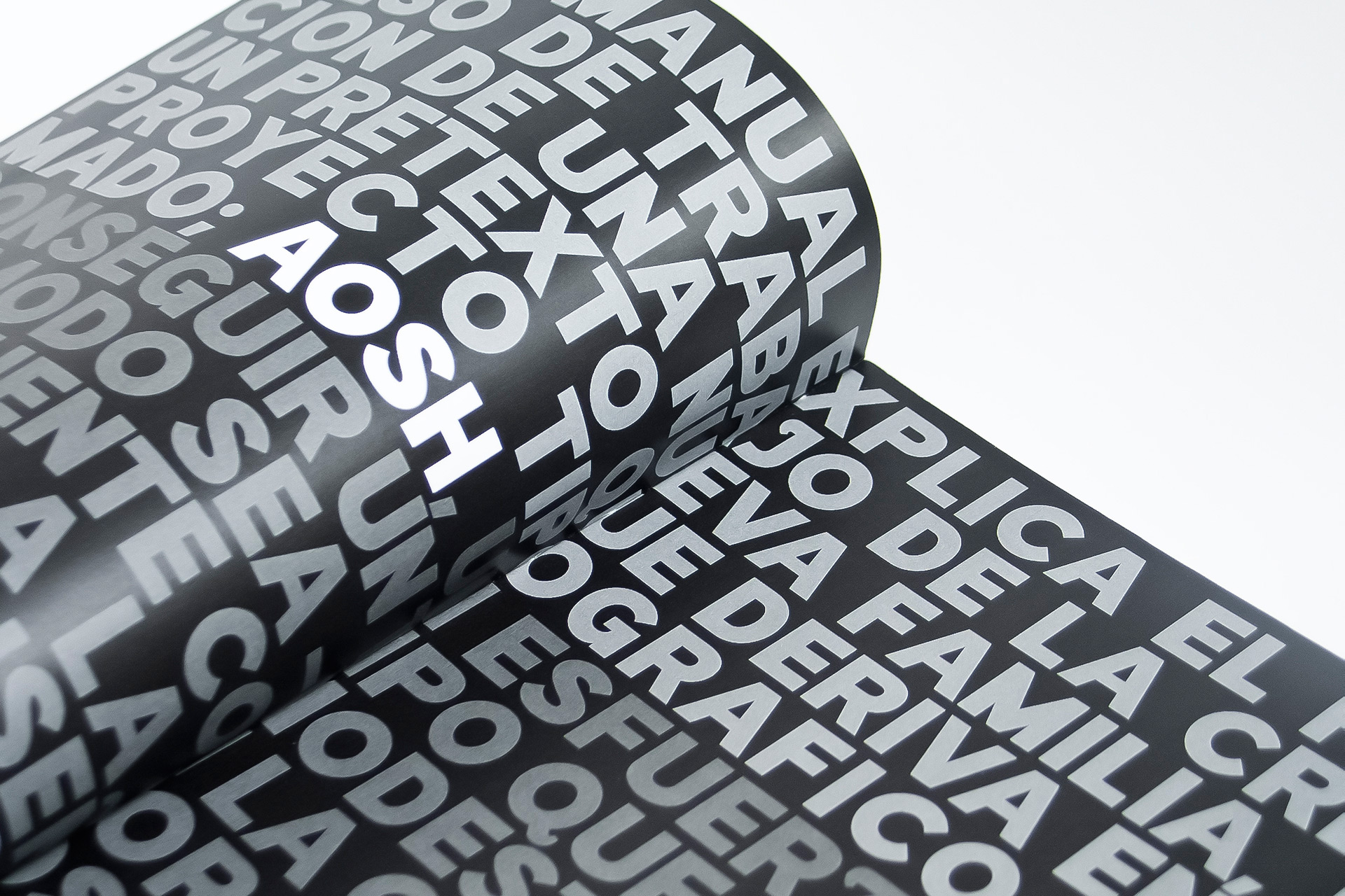 Diseño de Tipografía AOSH – Selección Premios Laus